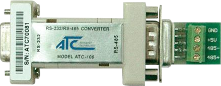 ATC-106 RS485 / RS232 Serial Port Adapter